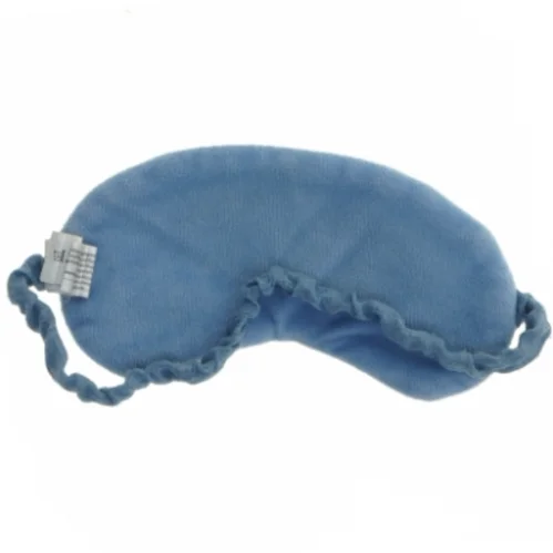 Sove maske i blå tekstil (str. 18,5 cm)