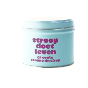 Metal dåse til opbevaring (str. Ø 10x8 cm)