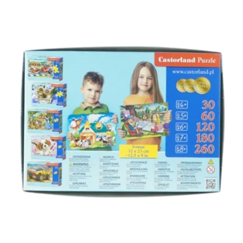 Castorland bondegårds puslespil fra Castorland (str. 32 x 23 cm)