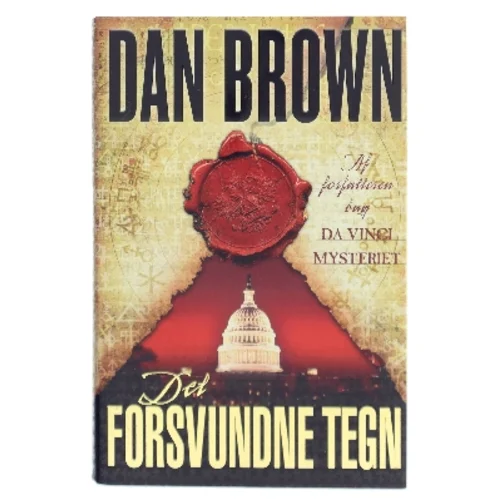Det forsvundne tegn af Dan Brown (Bog)