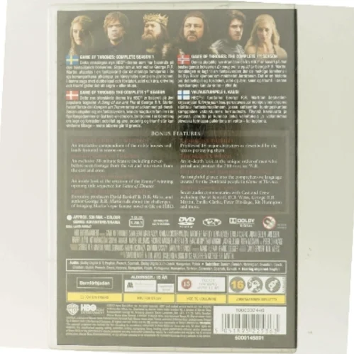 Game of Thrones: The Complete First Season med Sean Bean (DVD)