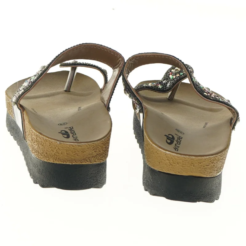 Dekorerede damesandaler (str. 38 )