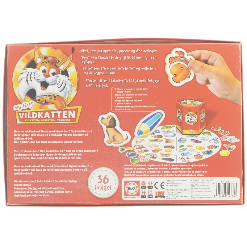 Mit første Vildkatten fra Educa (str. 33,5x23,5 cm)
