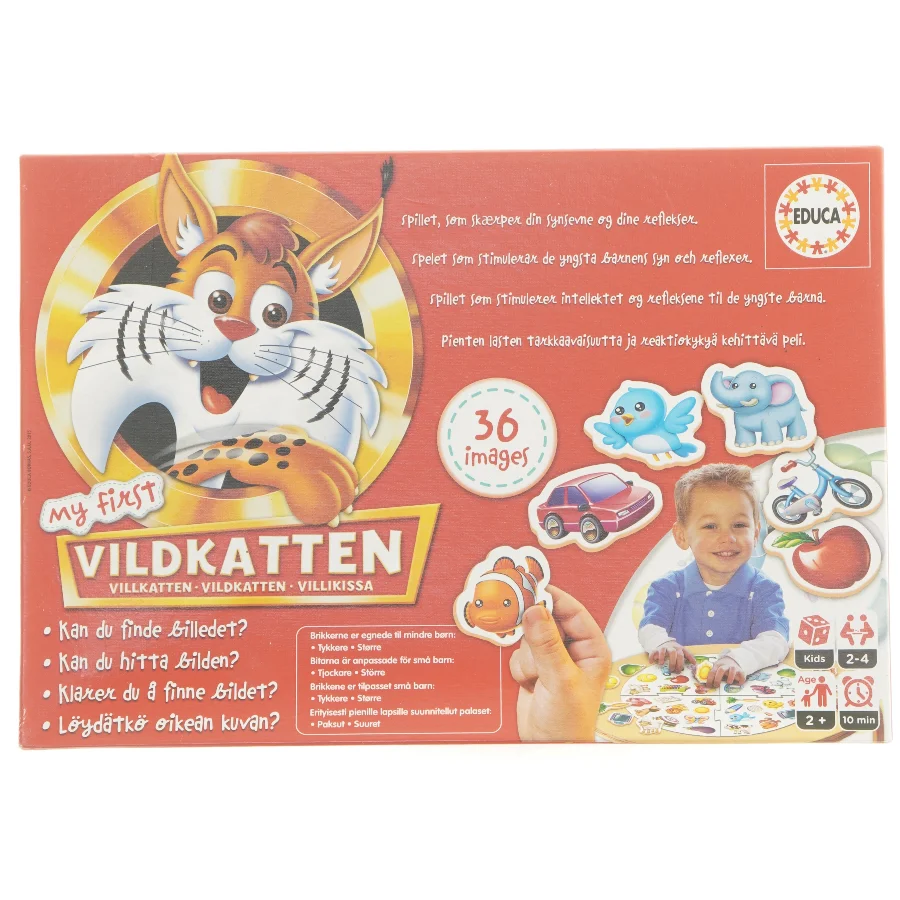 Mit første Vildkatten fra Educa (str. 33,5x23,5 cm)