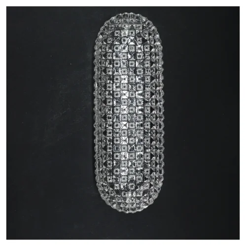 Glasfad med mønster (str. 25 cm)