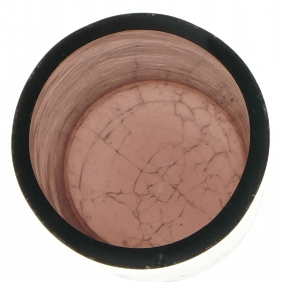 Lilla cylinderformet glasvase (str. Ø. 7,5 cm. længde. 22 cm)