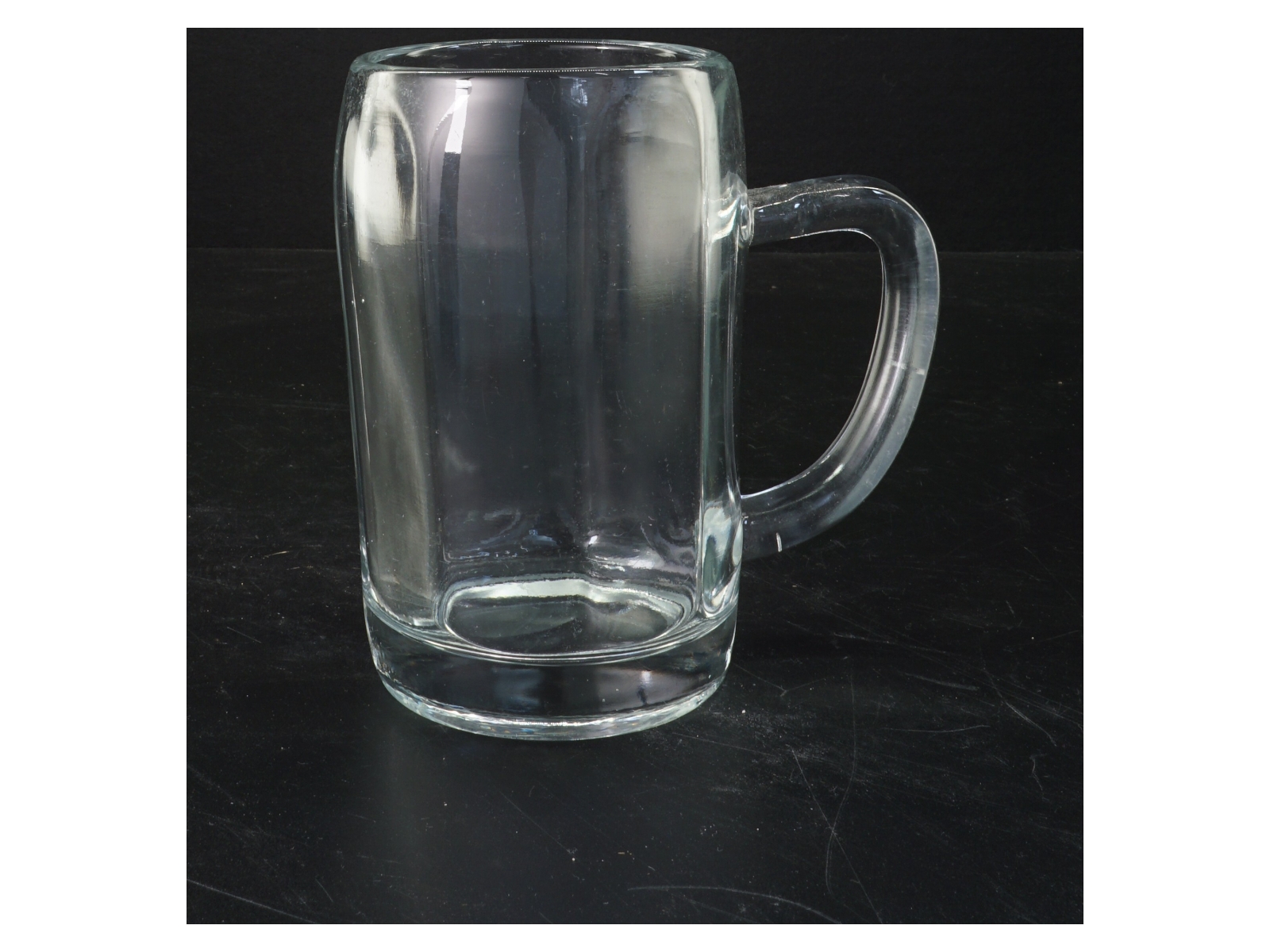Glas ølkrus 0,5 l (str. 14 cm x 8 ø cm)