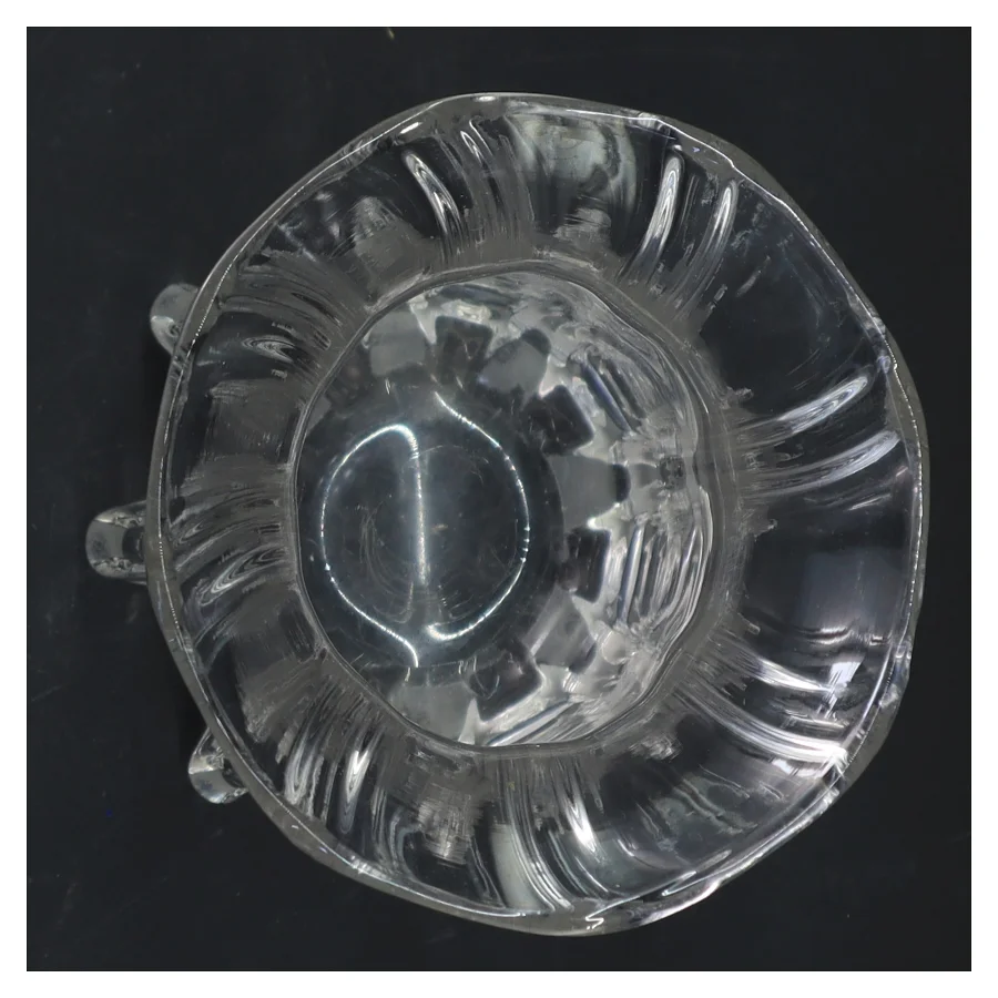 Glasvase i klart glas (str. 19 cm)