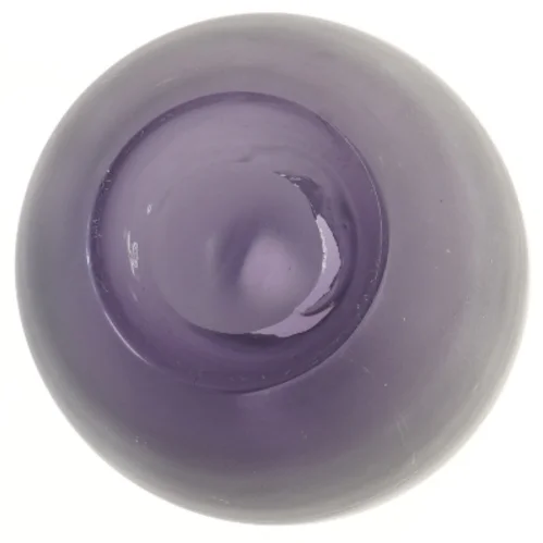 Stor lavendelfarvet gulvvase - glas (str. 35 cm)