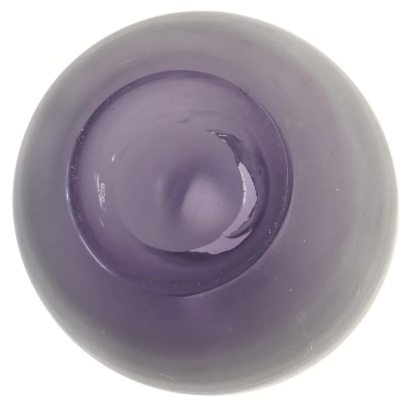 Stor lavendelfarvet gulvvase - glas (str. 35 cm)