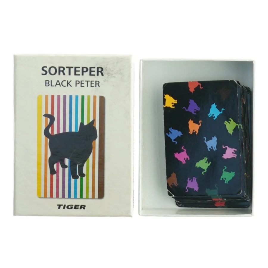 Sorteper black peter fra Tiger (str. 13 x 10)