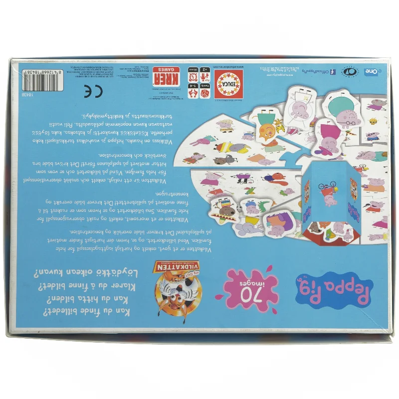  Gurli Gris Vildkatten spil fra Educa (str. 36x26 cm)