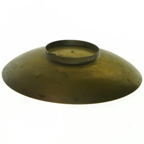 Dekorativ messingbakke (str. 19,5 cm i diameter)