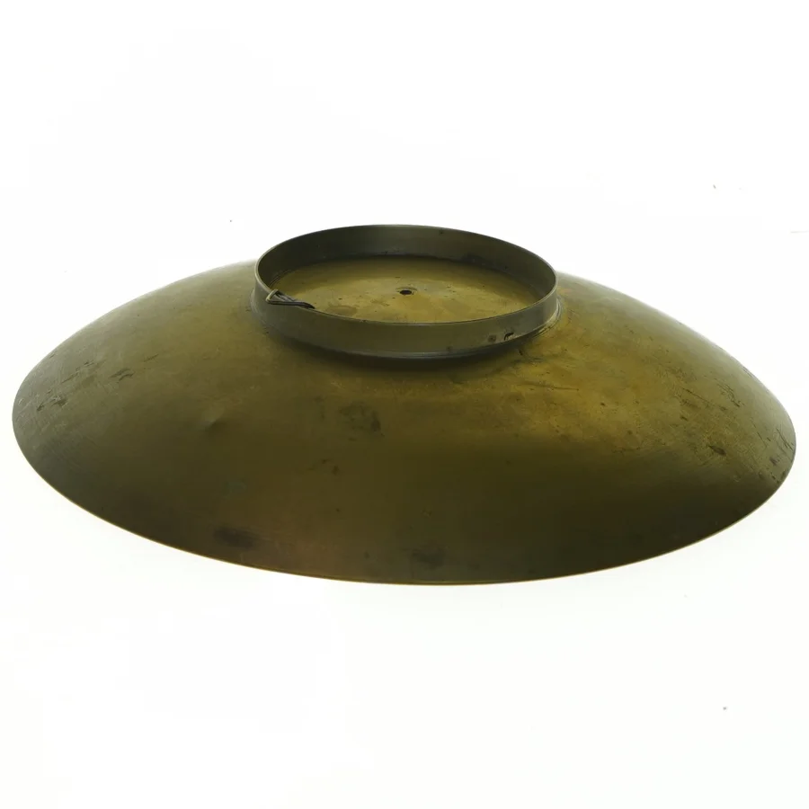 Dekorativ messingbakke (str. 19,5 cm i diameter)
