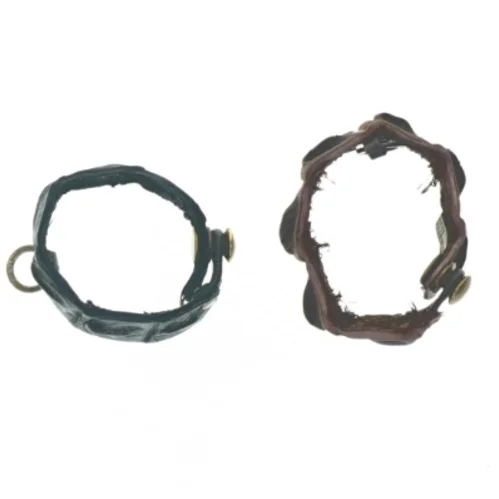 Krokodillelæder Armbånd (str. 9 cm)