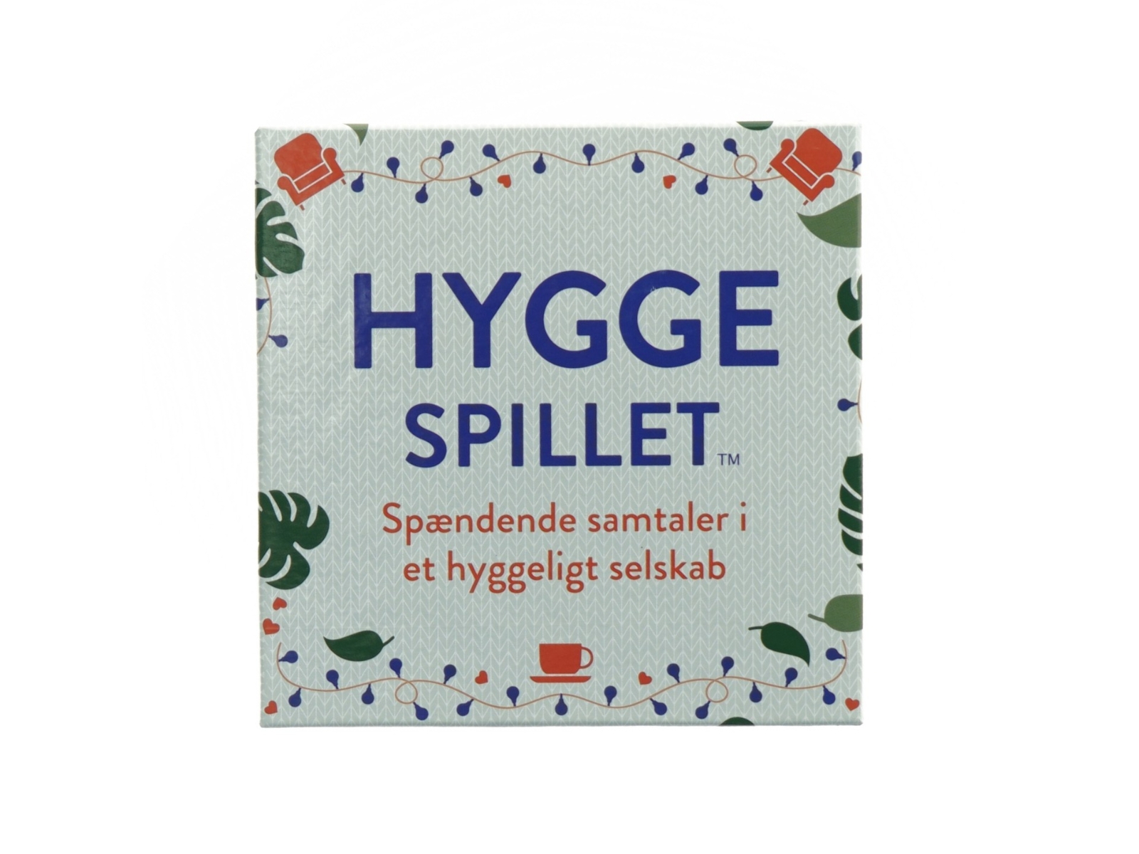 Hyggespillet brætspil (str. 14 x 14 x 4,5 cm)