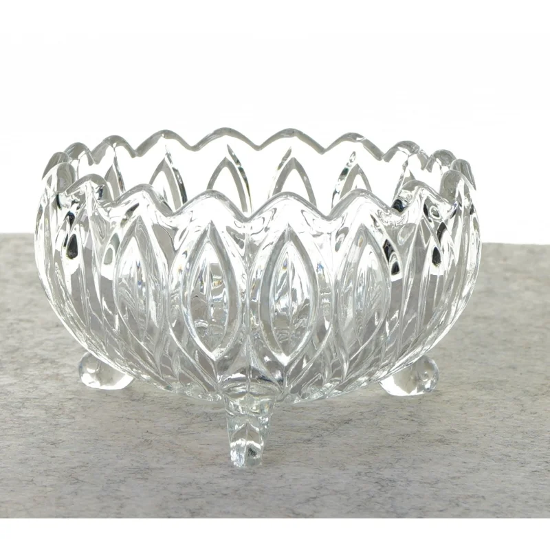 Skål i glas (str. 11 x 6 cm)