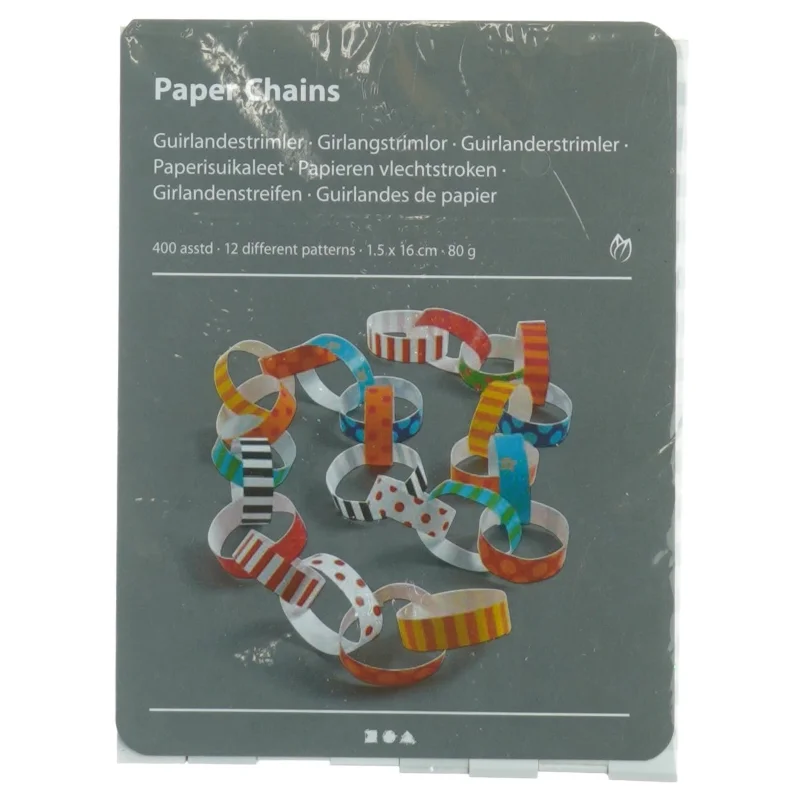 Papirstrimler til guirlander (str. 1,5 x 16 cm)