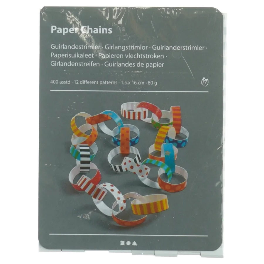 Papirstrimler til guirlander (str. 1,5 x 16 cm)
