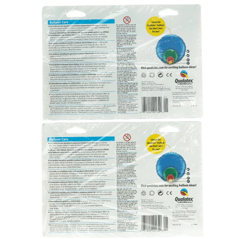 2 stk ballon kæmpestor som Læber (str. 76 cm bred)