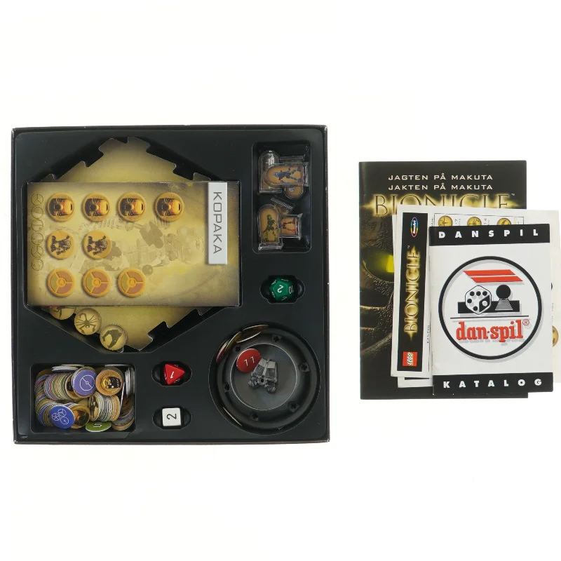 Bionicle brætspil: Jagten på Makuta fra Lego (str. 27x27 cm)