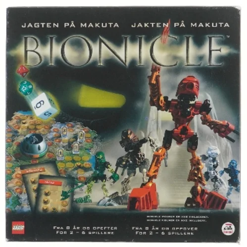 Bionicle brætspil: Jagten på Makuta fra Lego (str. 27x27 cm)