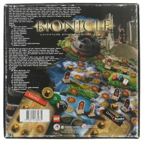 Bionicle brætspil: Jagten på Makuta fra Lego (str. 27x27 cm)