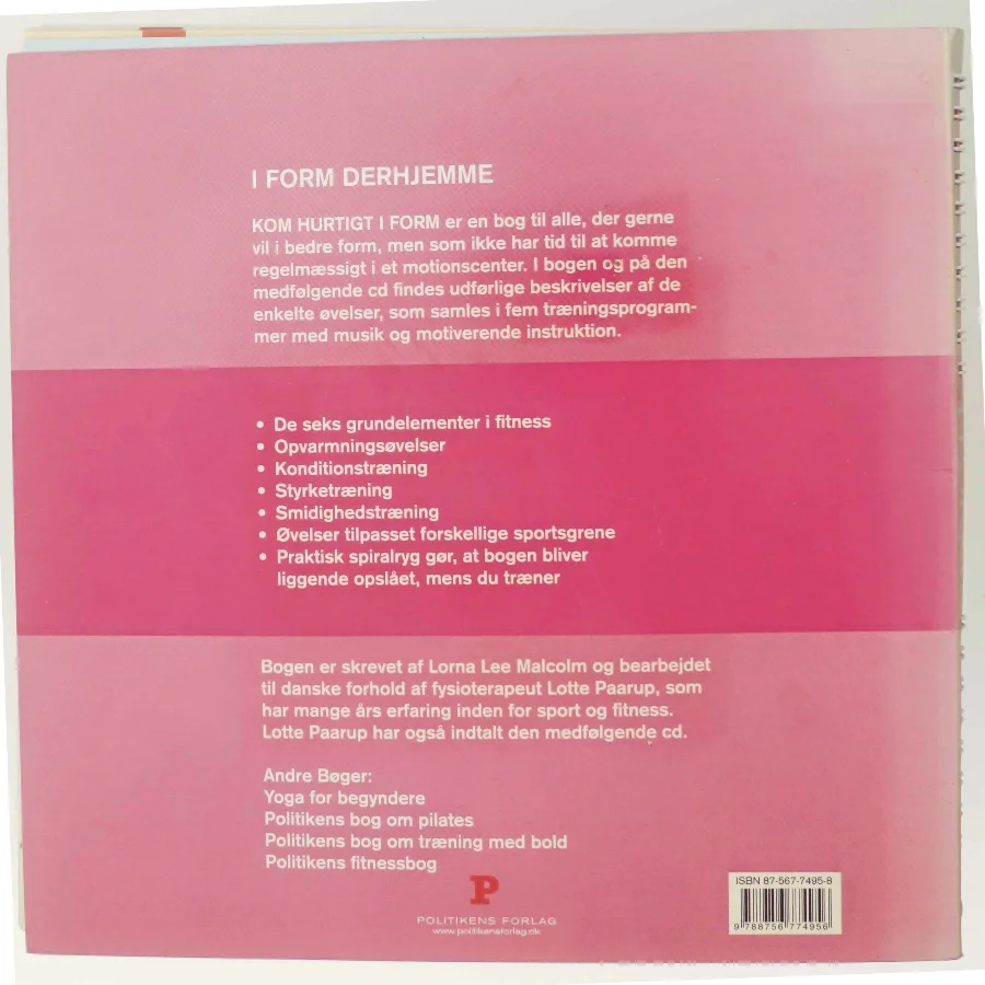 Kom hurtigt i form af Lorna Lee Malcolm (Bog)