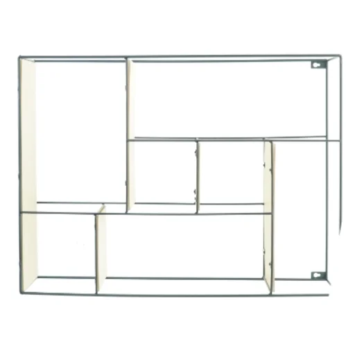 Hylder til ophæng (str. 45 x 12 x 60 cm)