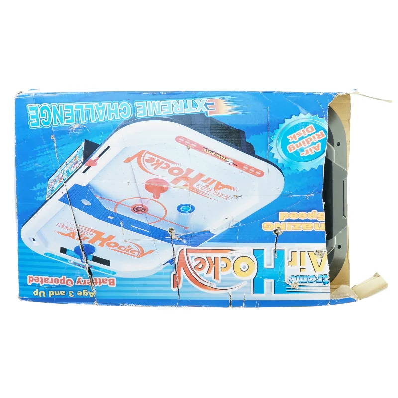 Air hockey fra Biltema (str. 50 x 30 x 7 cm)