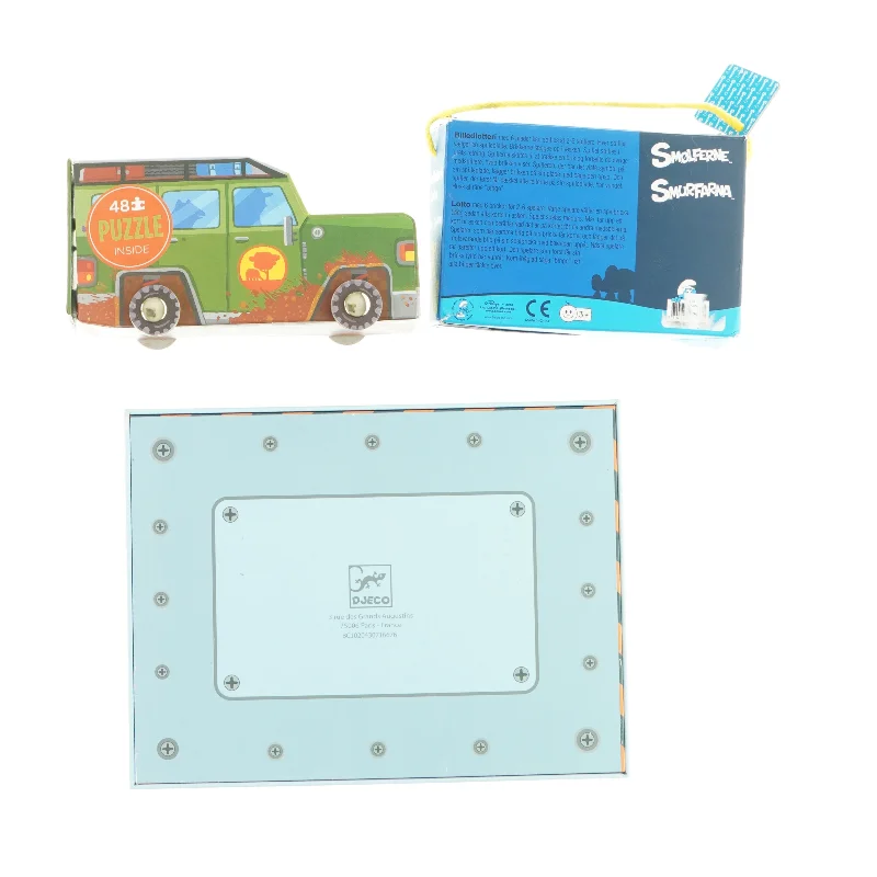 Djeco hammerbræt, Puslespilsbil og Billedlotteri