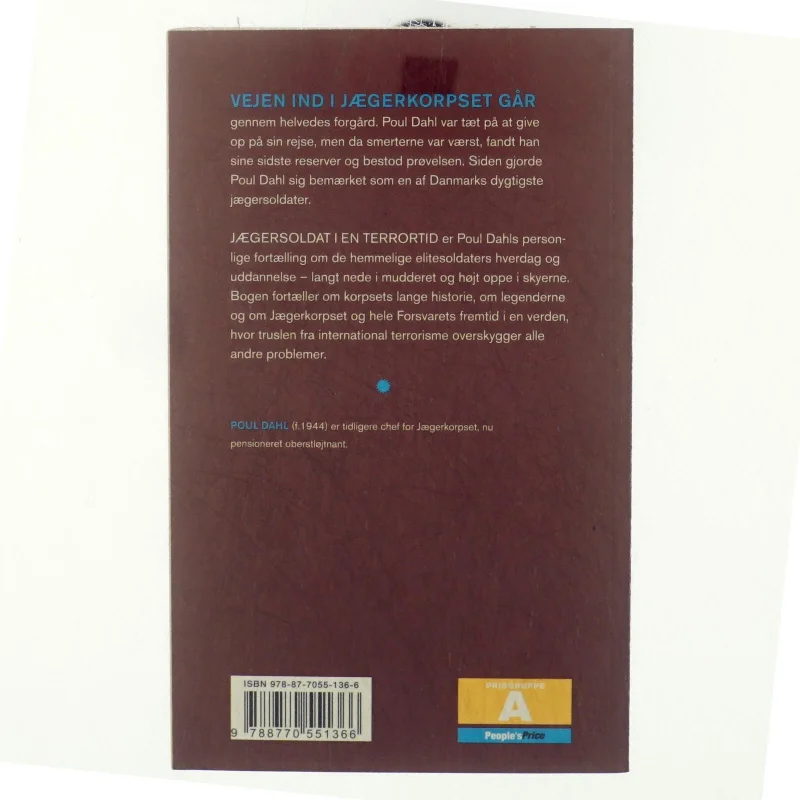 Jæger soldat i en terrortid af Poul Dahl (Bog)