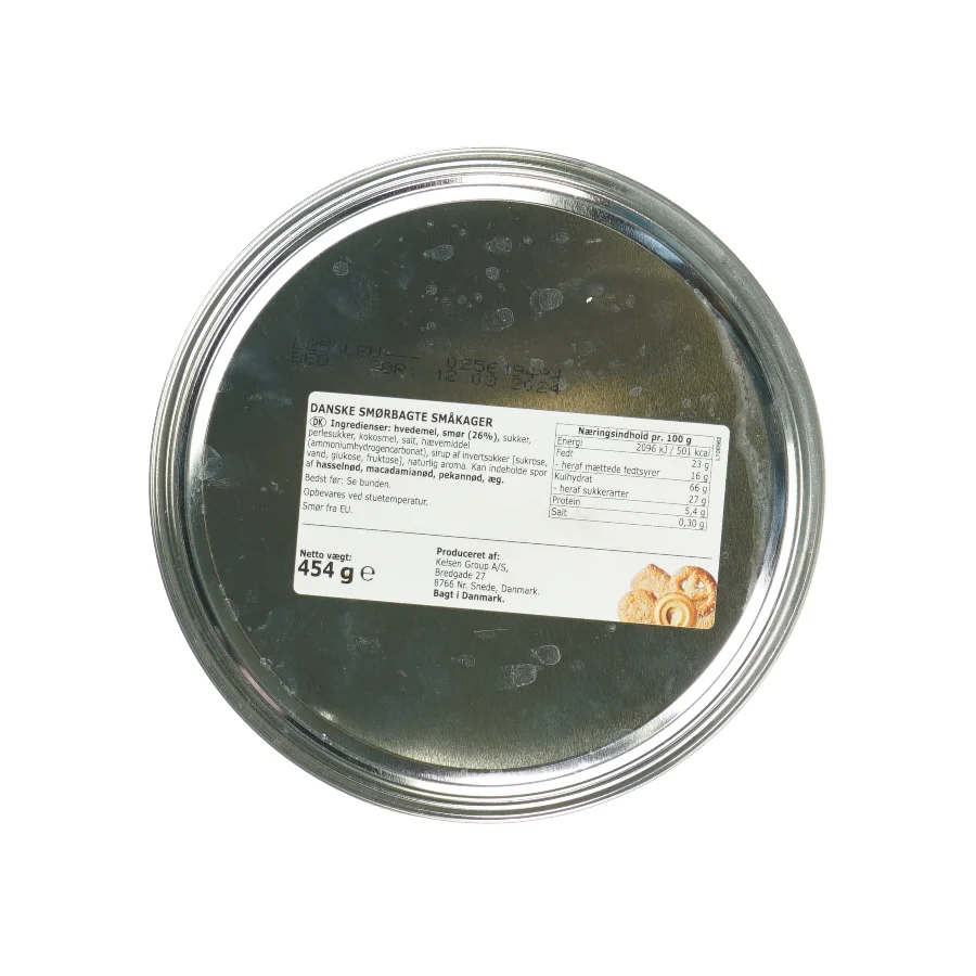 Småkage dåse (str. Ø 19 cm)