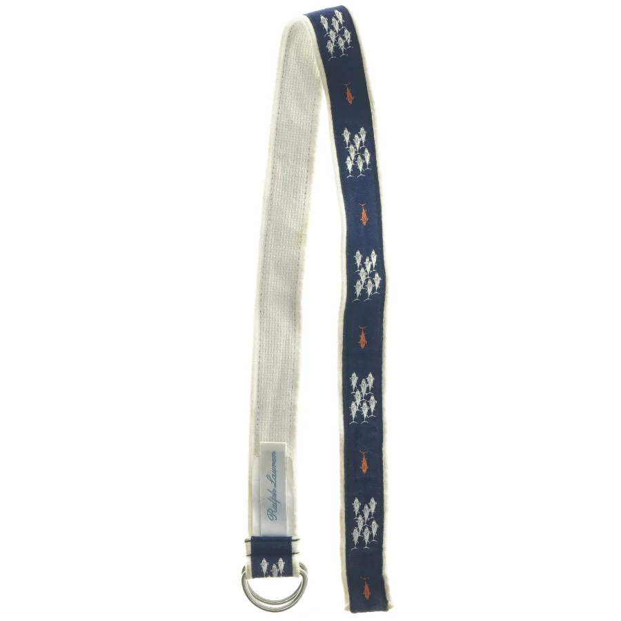 bælte med mønster fra Ralph Lauren (str. 60x2,5 cm)
