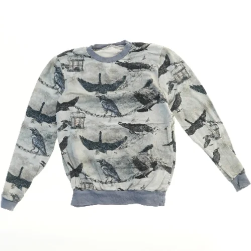Sweatshirt med fuglemotiv (str.  41x57 cm)