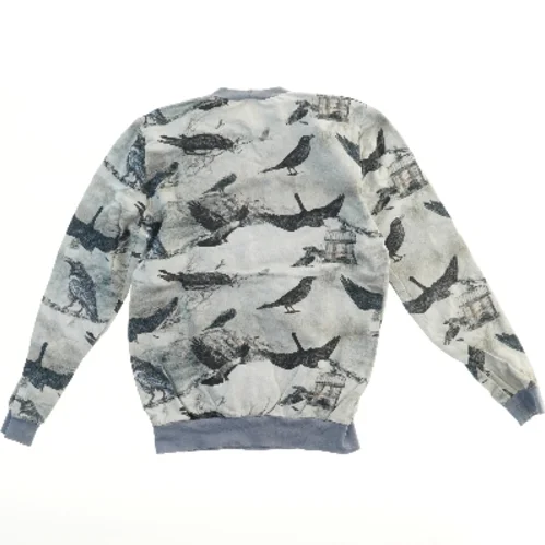 Sweatshirt med fuglemotiv (str.  41x57 cm)