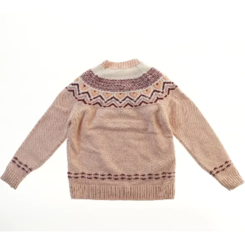 Strikket sweater med mønster fra Kari Traa (str. XS)