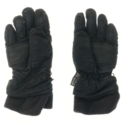 Sort vinterhandsker fra Bevertex (str. 21 cm)