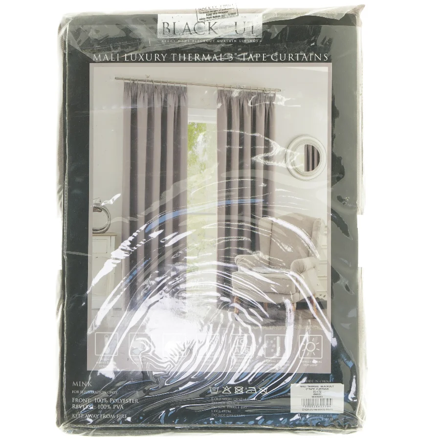 Blackout gardiner 167x182 cm fra Blackout (str. 167x182 cm)