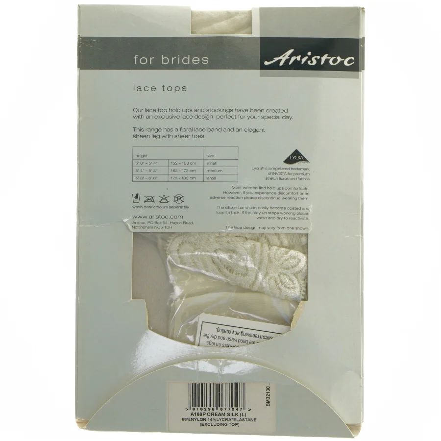 Aristoc brudestrømper fra Aristoc (str. 173-183 cm)