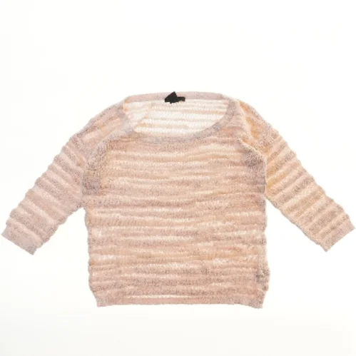 Strikket bluse med striber fra H&M (str. S)