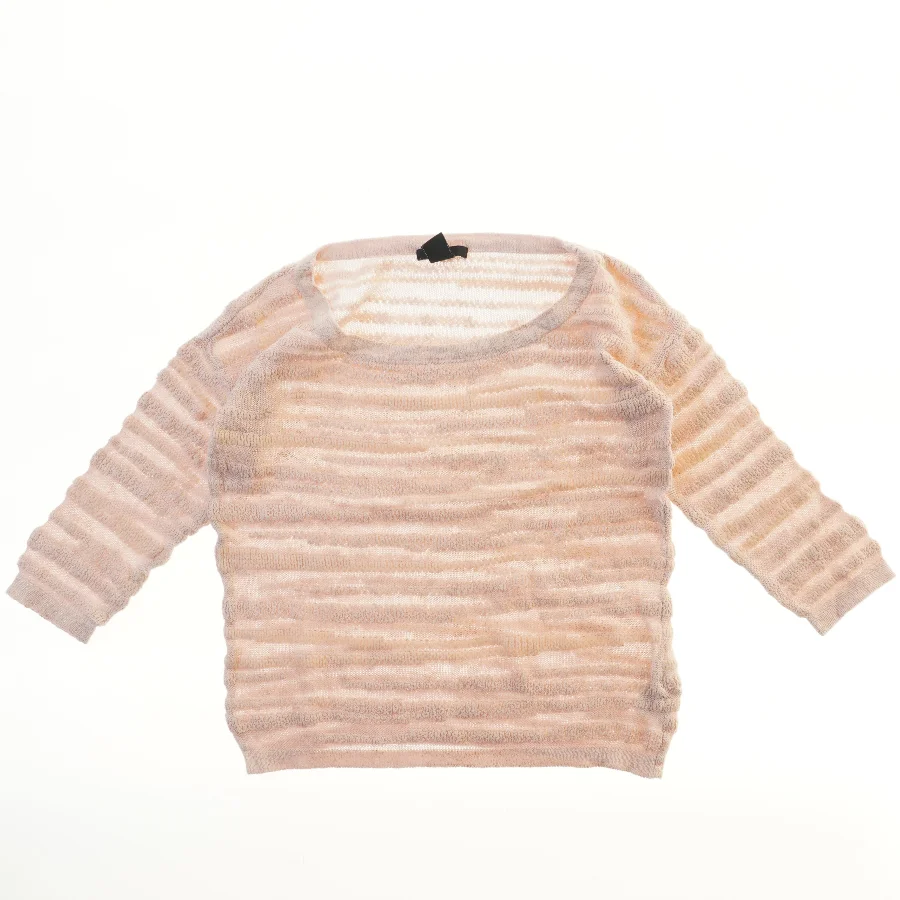 Strikket bluse med striber fra H&M (str. S)