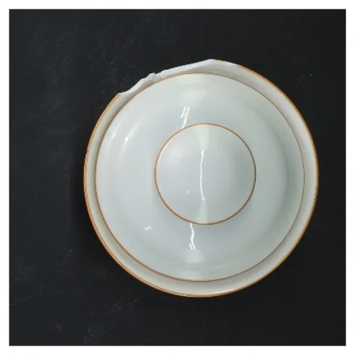Porcelæns skål med låg fra Rörstrand (str. Ø 11 cm)