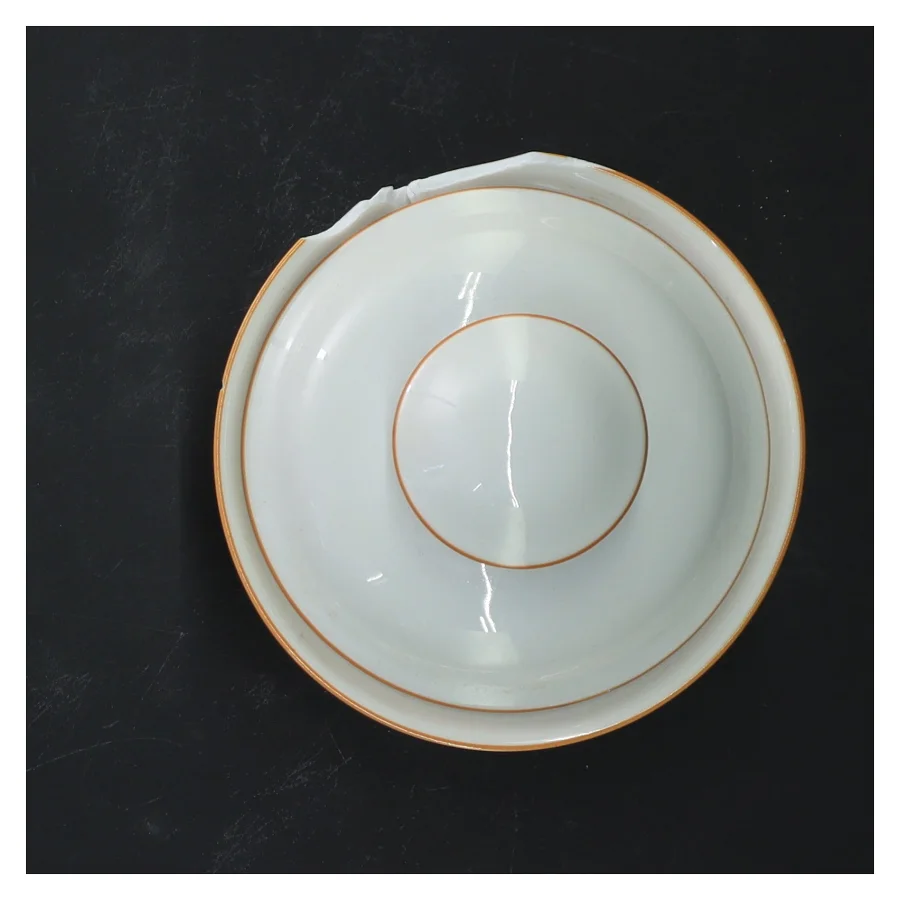 Porcelæns skål med låg fra Rörstrand (str. Ø 11 cm)