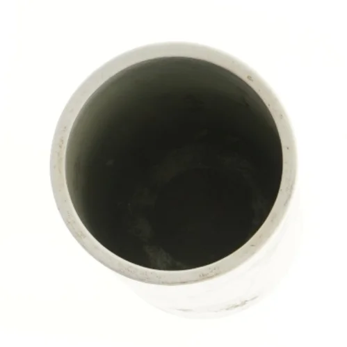 Dekorativ vase med fuglemotiv (str. Ø 11,5x27 cm)