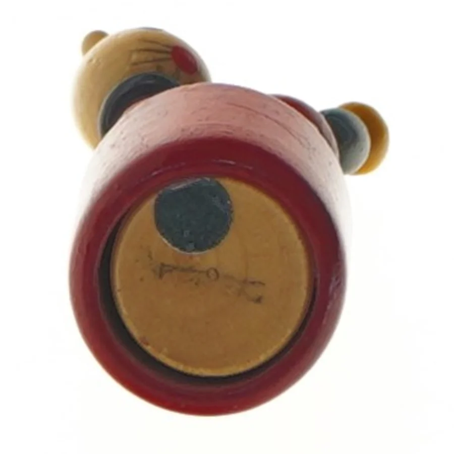Træfigur af en kat (str. Ø 3,5x8 cm)