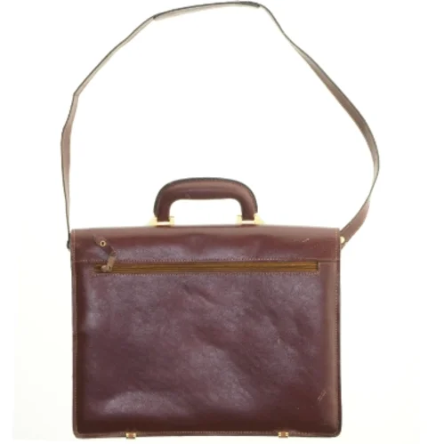 Læder dokumentmappe (str. 38 x 31 cm)