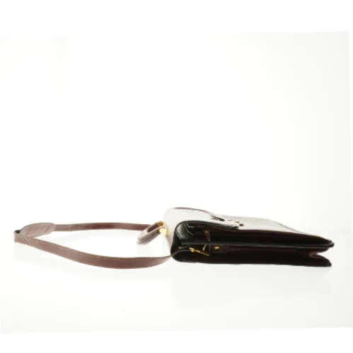 Læder dokumentmappe (str. 38 x 31 cm)