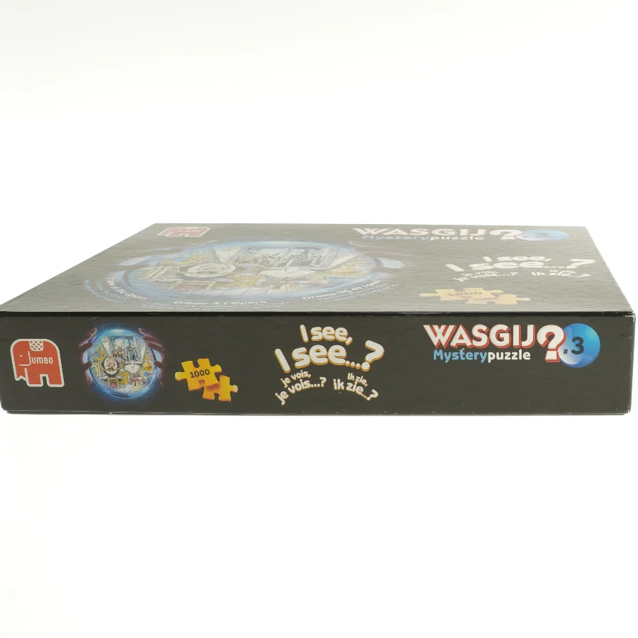 PUSLESPIL Wasgij - Mystery Puzzle nr. 3 - 1000 brikker fra Jumbo (str. 1000 brikker cm)