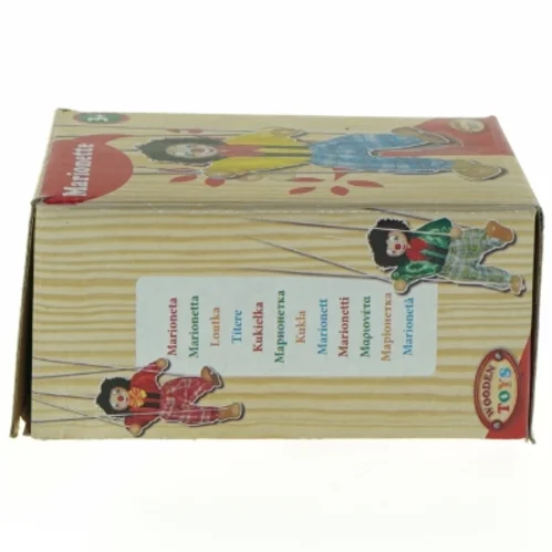 Marionetdukke i træ (str. Længde af dukke. 20 cm)